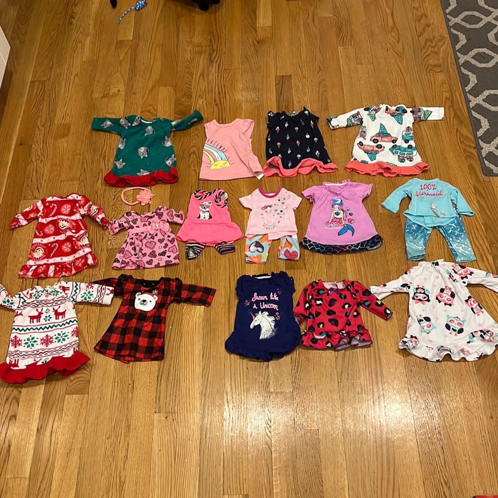 Doll pajamas